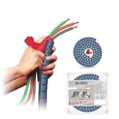 Noveau Safe-T-1ST 16mm 1.5mm Virgin HDPE Metallic Blue Cable Zipper, NSFZ16MU0105 (Pack of 2)