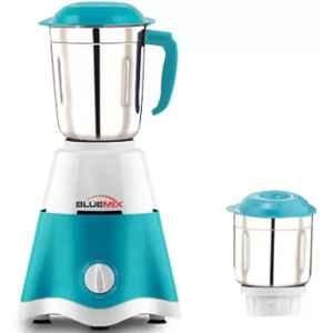 Bluemix Hero 550W Plastic White & Green Mixer Grinder with 2 Jars