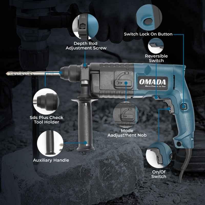 Hammer rotary drill discount machine