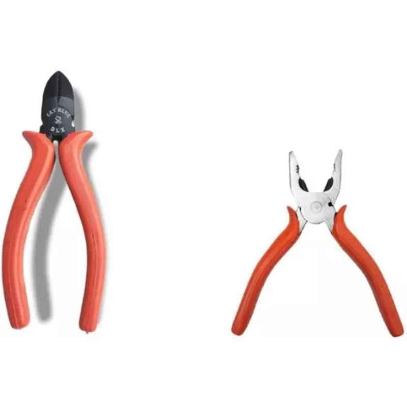 Sky Blue 2 Pcs 7.8 inch Lineman Plier Combo, SBE_PLIER_0608