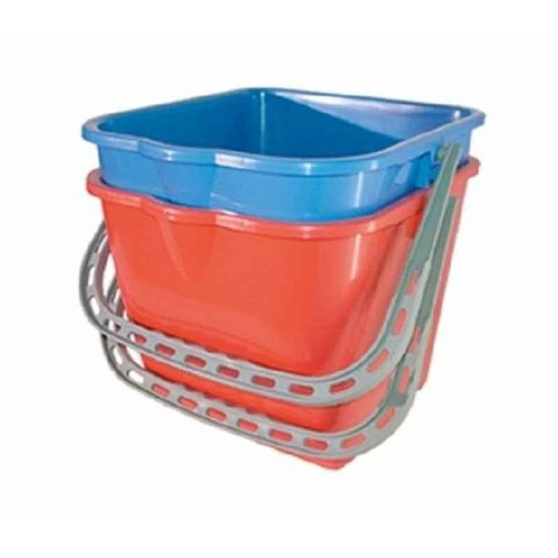 Ipc Mop Bucket, 10158-SECC00057-R, Plastic, 25 L, Red