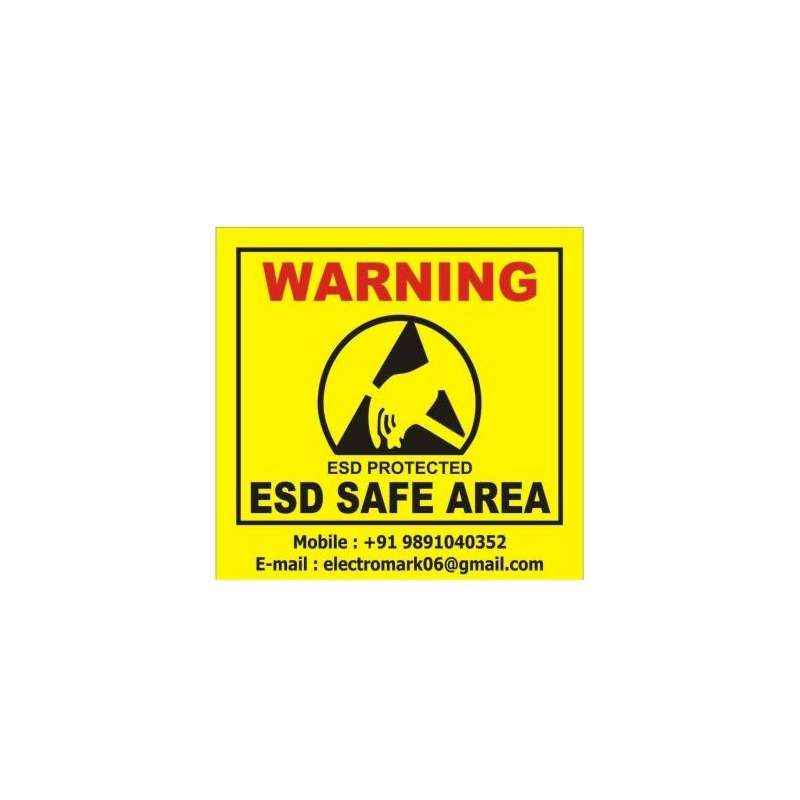 Electromark Caution Sign Board (Pack of 2)
