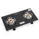 Wonderchef Zest 2 Burner Glass Top Gas Stove