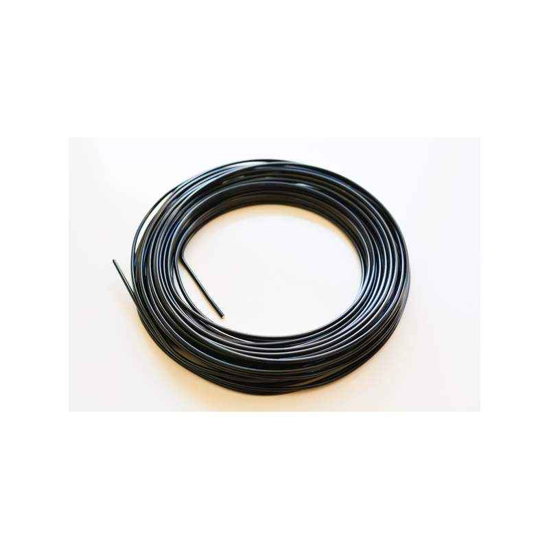 Niki 1 Sq mm Black Multi Strand FR Insulated PVC Wire, Length: 90 m