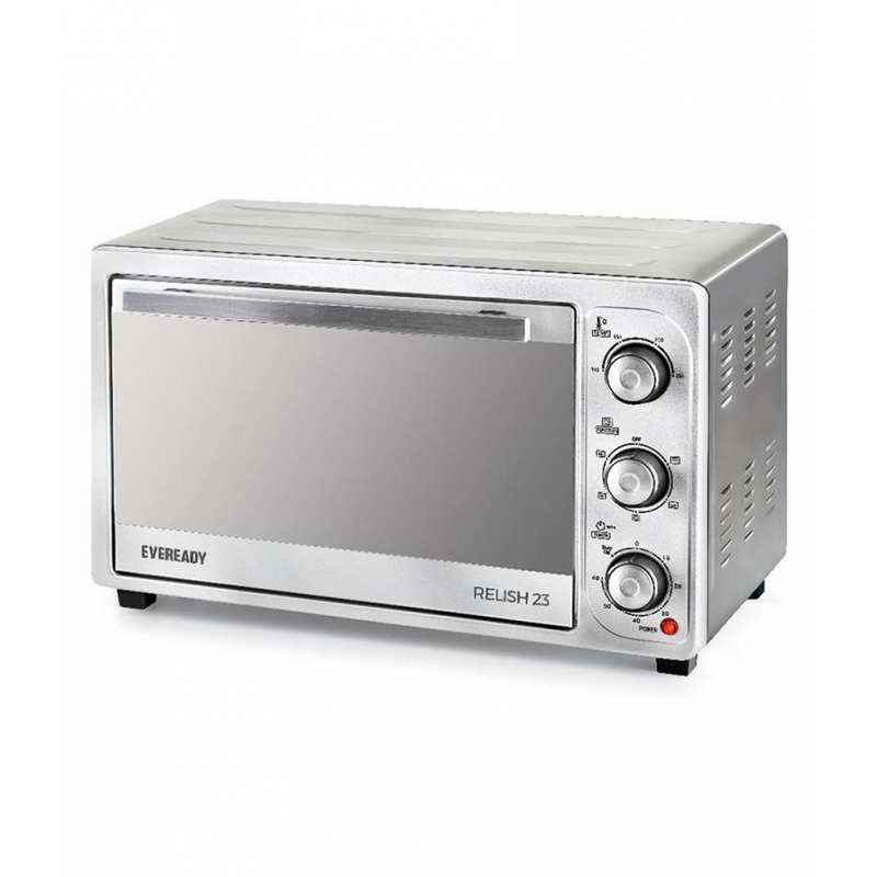 Eveready 1380W Relish 23 Litre Silver OTG Microwave Oven