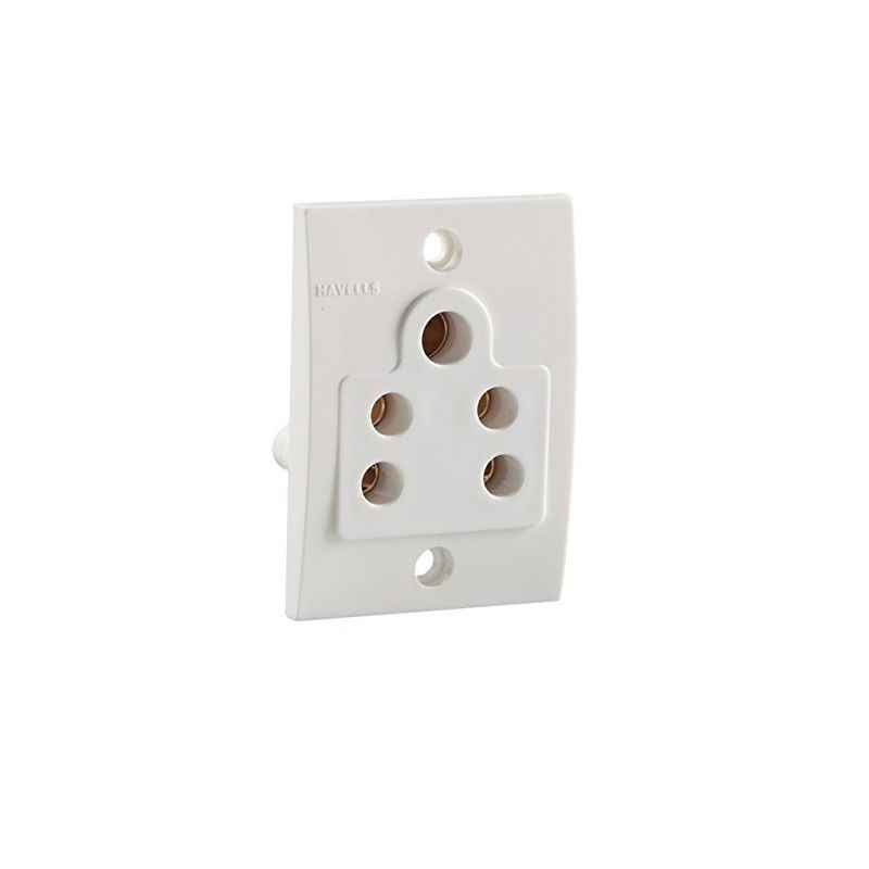 Havells 6A 5 Pin Socket (Pack of 10)