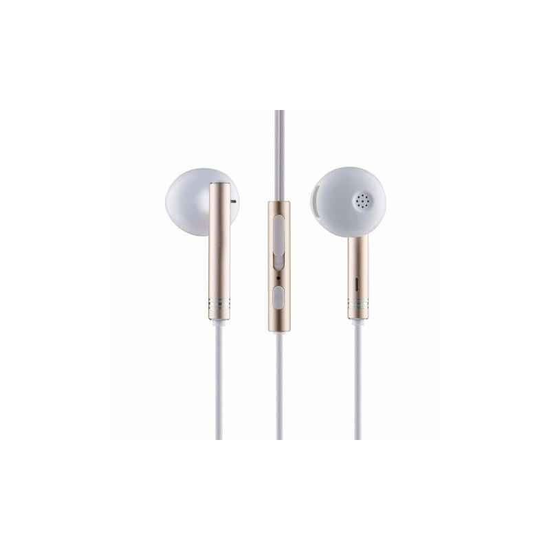 Portronics Conch X Gold In-Ear Stereo 3.5mm Wired Earphone with In-Built Mic, POR 832