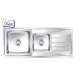 Nirali Orus Glossy Finish Kitchen Sink, Size: 1165x505 mm