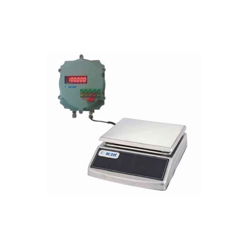 Aczet CG 6SF Stainless Steel Flame Proof Table Top Scale, Capacity: 6 kg