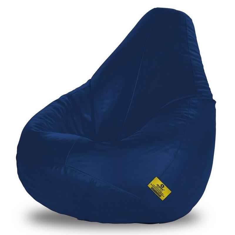 Dolphin DOLBXL-06 Navy Blue Bean Bag with Fillers/Beans, Size: XL