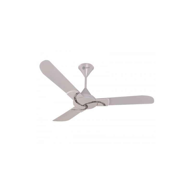 Orient 3 Blades Pearl White Marble Curl Ceiling Fan, Sweep: 1200 mm