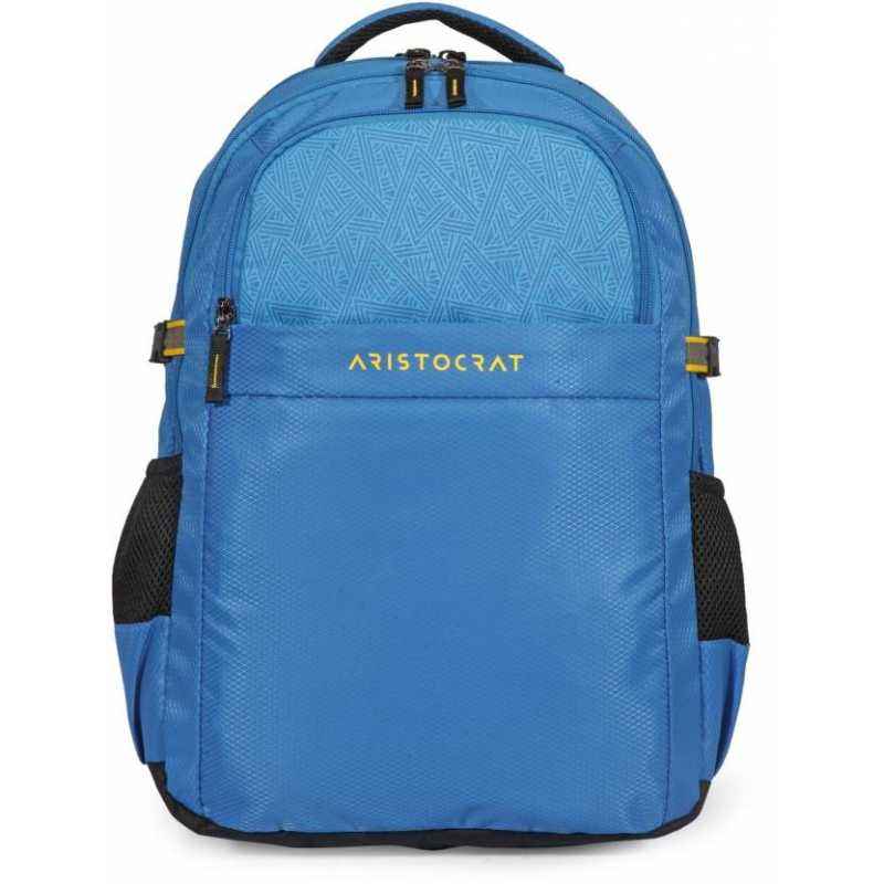 Buy Aristocrat Solid Pattern Nord Laptop Backpack (H) Blue (Blue, Medium)  at Amazon.in