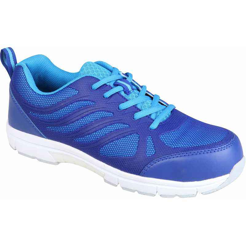 HONEYWELL SHST00403 Steel Toe Lightweight Sporty Dark & Light Blue Work Safety Shoes, Size: 5