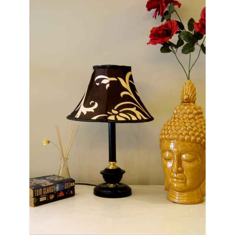 Tucasa Table Lamp with Poly Silk Shade, LG-507, Weight: 500 g