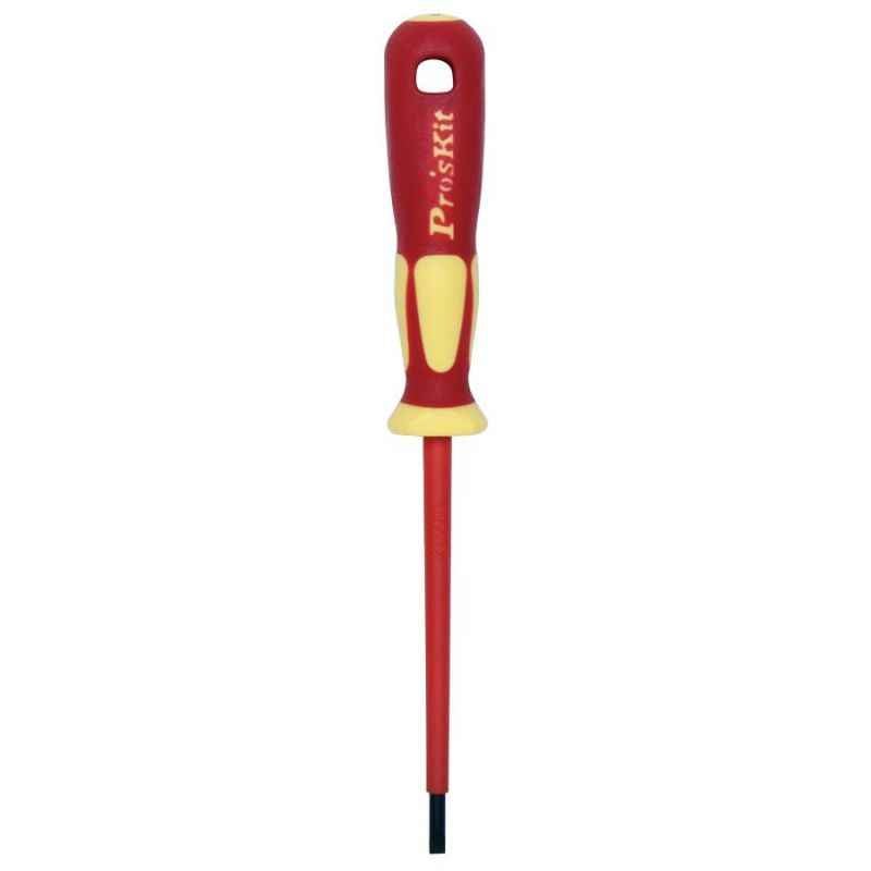 Proskit SD-800-S4.0 VDE 1000V Insulated Slotted Screwdriver  4.0x100 mm