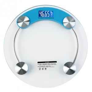 Virgo Digital Display Glass Body Weighing Scale, v-eps-2003blue