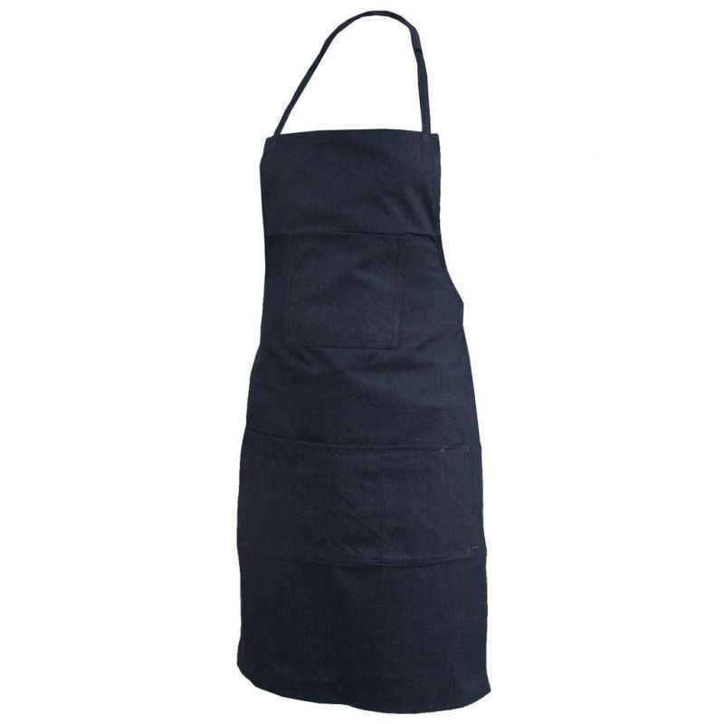 Gripwell Jean Blue Cotton Cloth Apron (Pack of 10), Size: 24x36 Inch