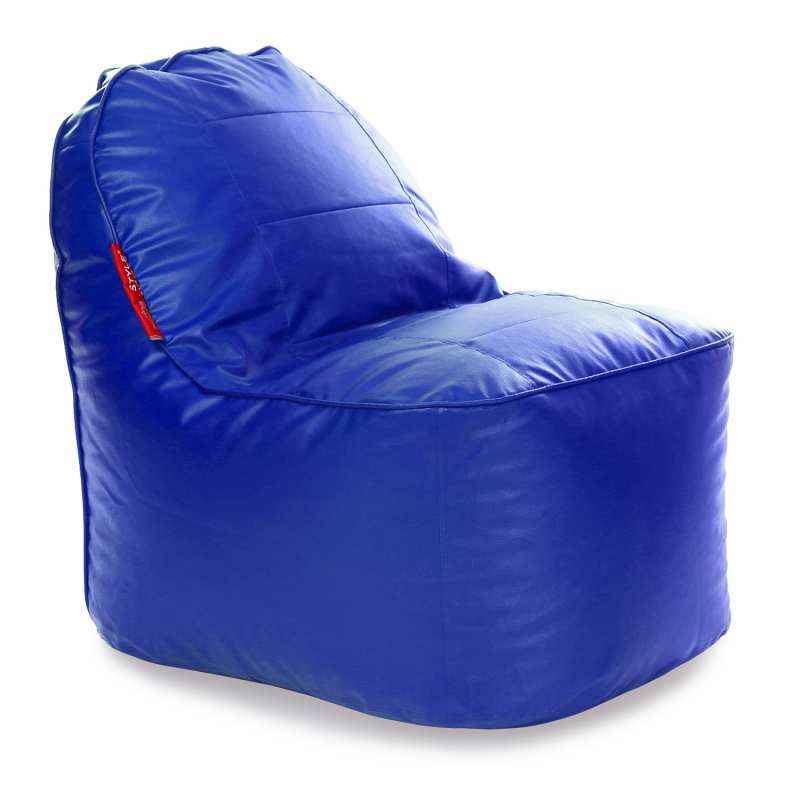 Blue bean bag discount chair