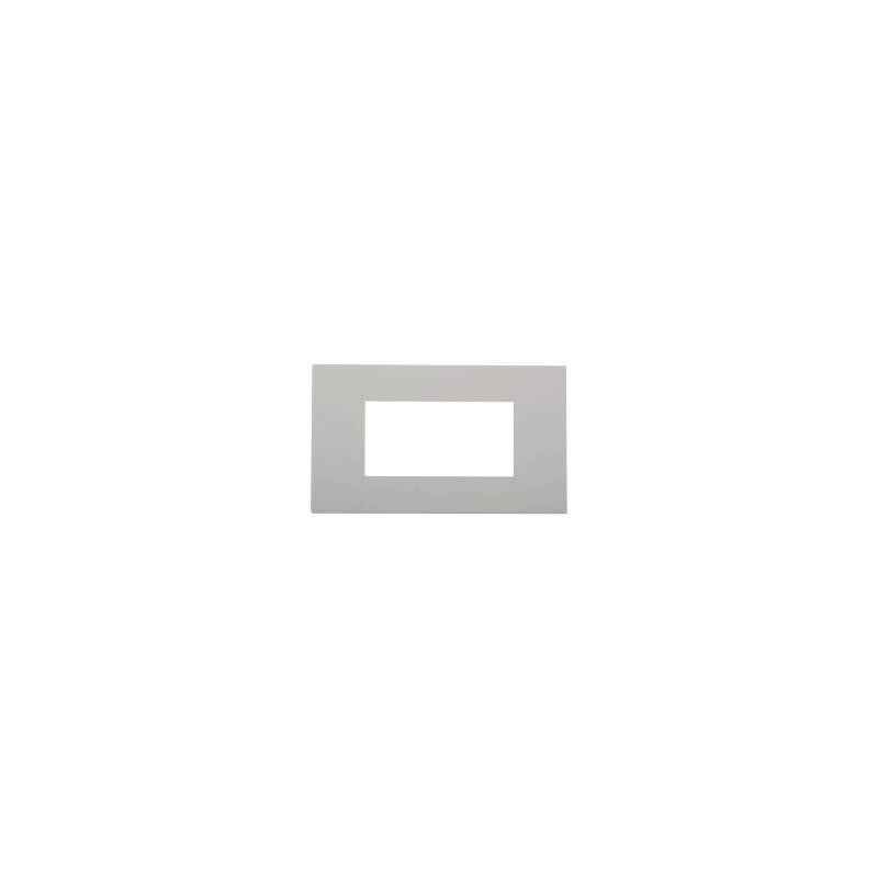Legrand Arteor 2x8 Module White Square Cover Plate With Frame, 5757 80 (Pack of 2)
