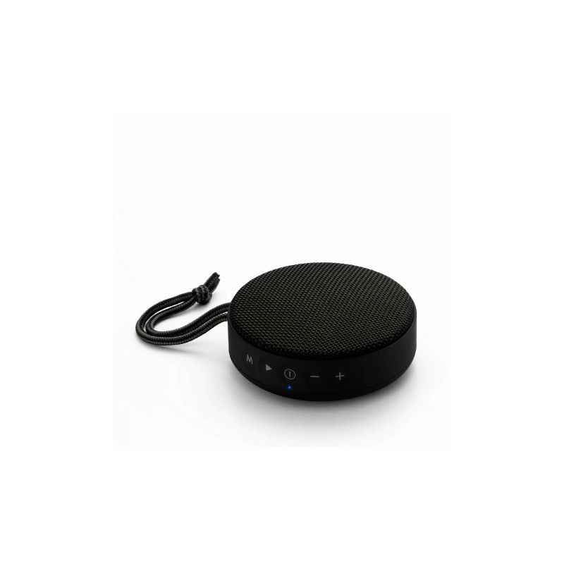 Portronics Sound Bun Black Portable Bluetooth Speaker with FM, POR 754