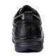 Rich Field SGS1125BLK Low Ankle Black Leather Steel Toe Safety Shoes, Size: 7