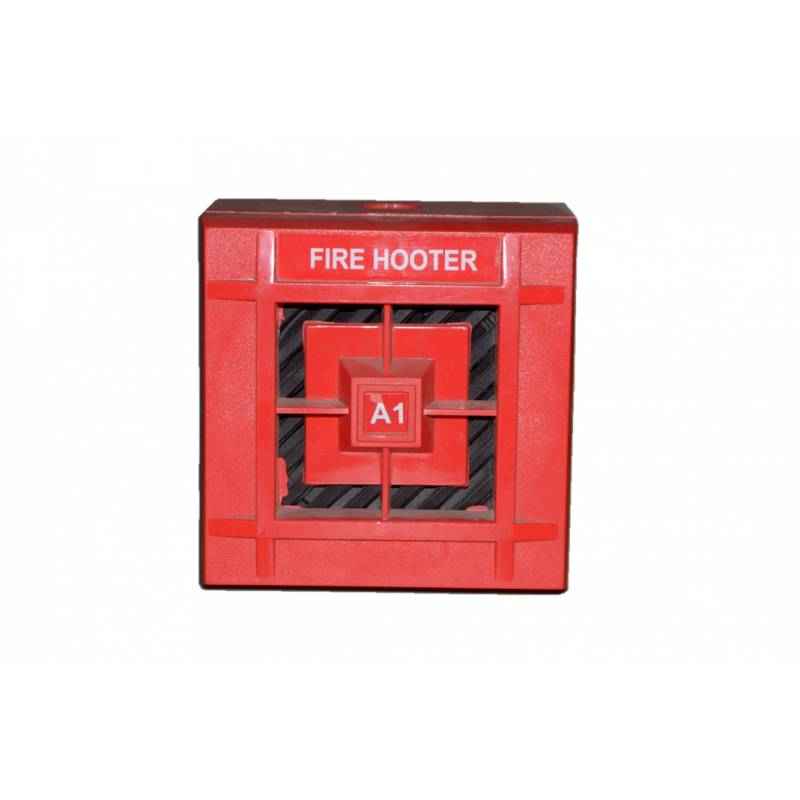 Palex Hooter in ABS Housing Red with Voice Evacuation, 24 V DC