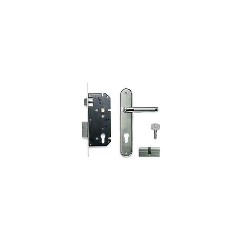 Godrej Oliver 240mm 2C Door Handle with Lock Set, 8838
