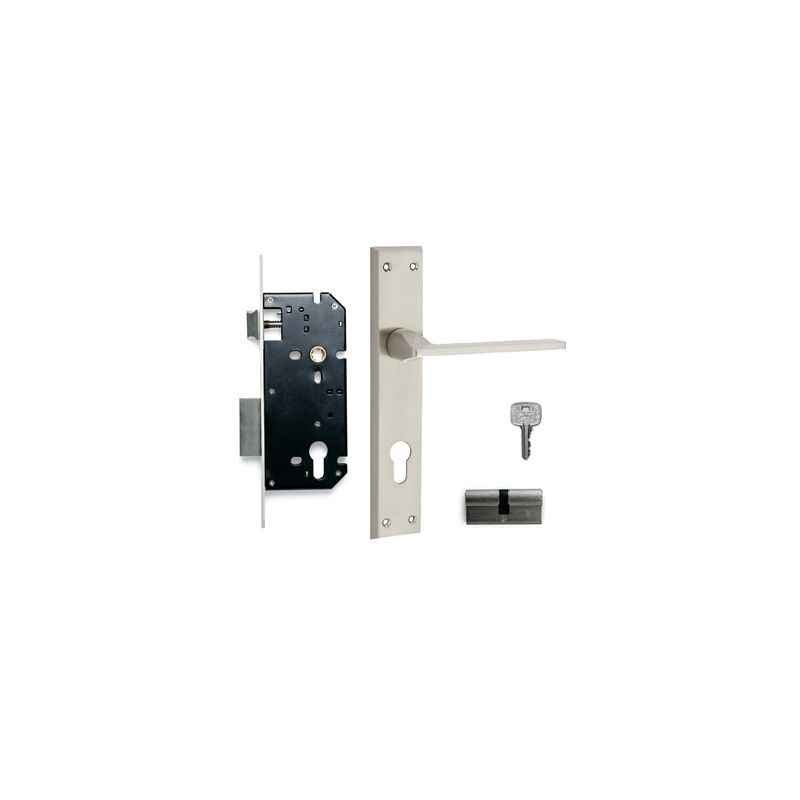 Godrej NEH 04 240mm 2C Door Handle with Lock Set, 7558