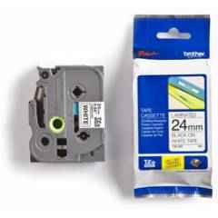 Brother 36mm Black on White Label Tape, TZE 261