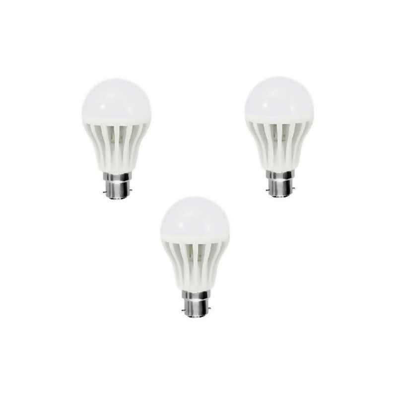 Superdeals 3W B-22 White LED Bulbs, SD132 (Pack of 3)