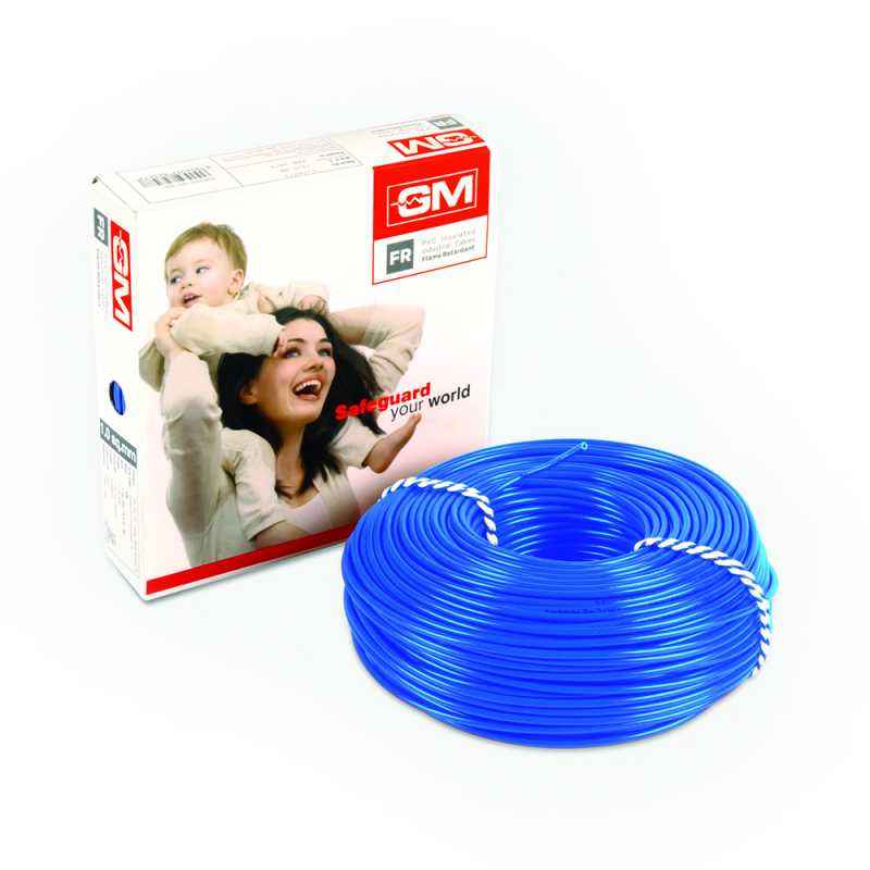 GM 6 Sq mm 90m Blue FR Modular Wire, 7006
