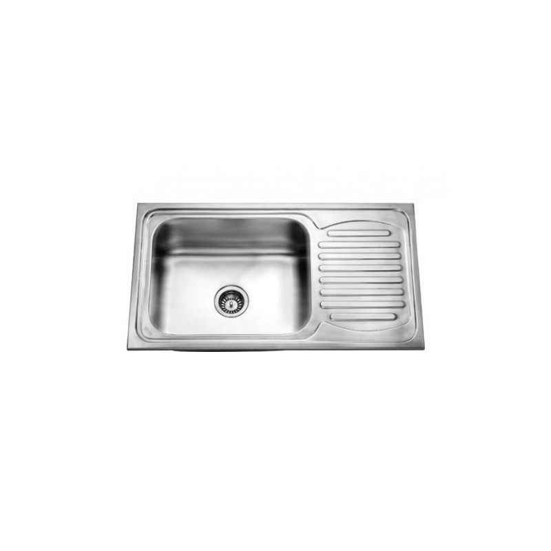 Jayna Jupiter SBSD 03 (Premium) Glossy Sink With Drain Board, Size: 36 x 20 in