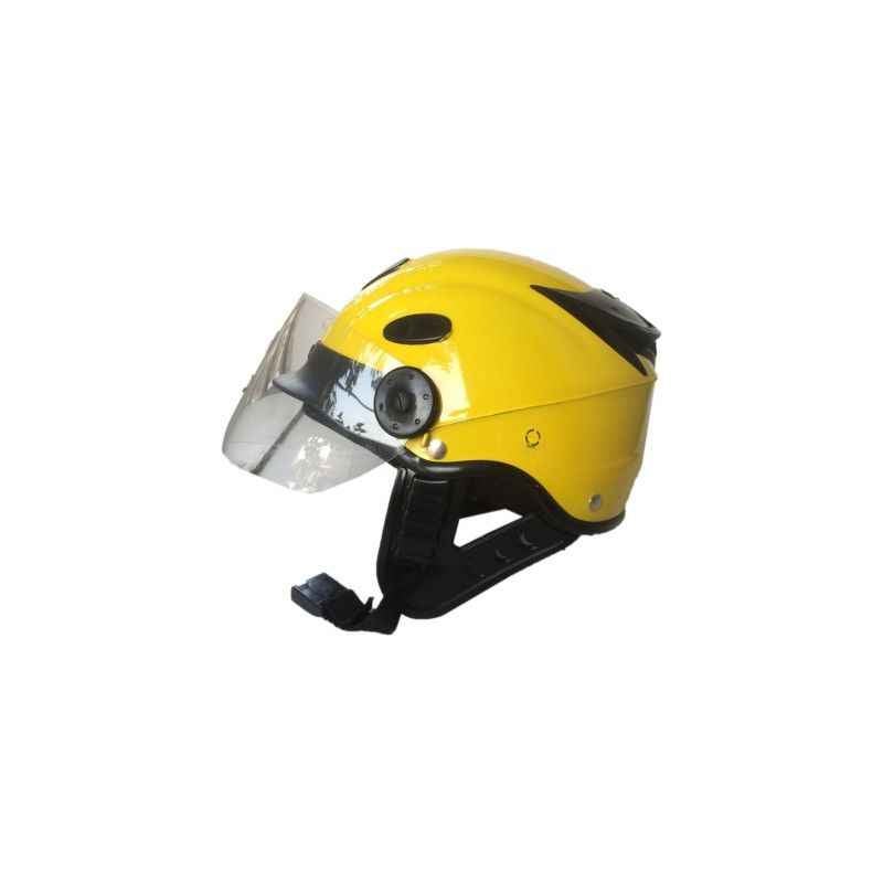 Buy Aeroh Urban Yellow Half Face Helmet Size M Online At Best