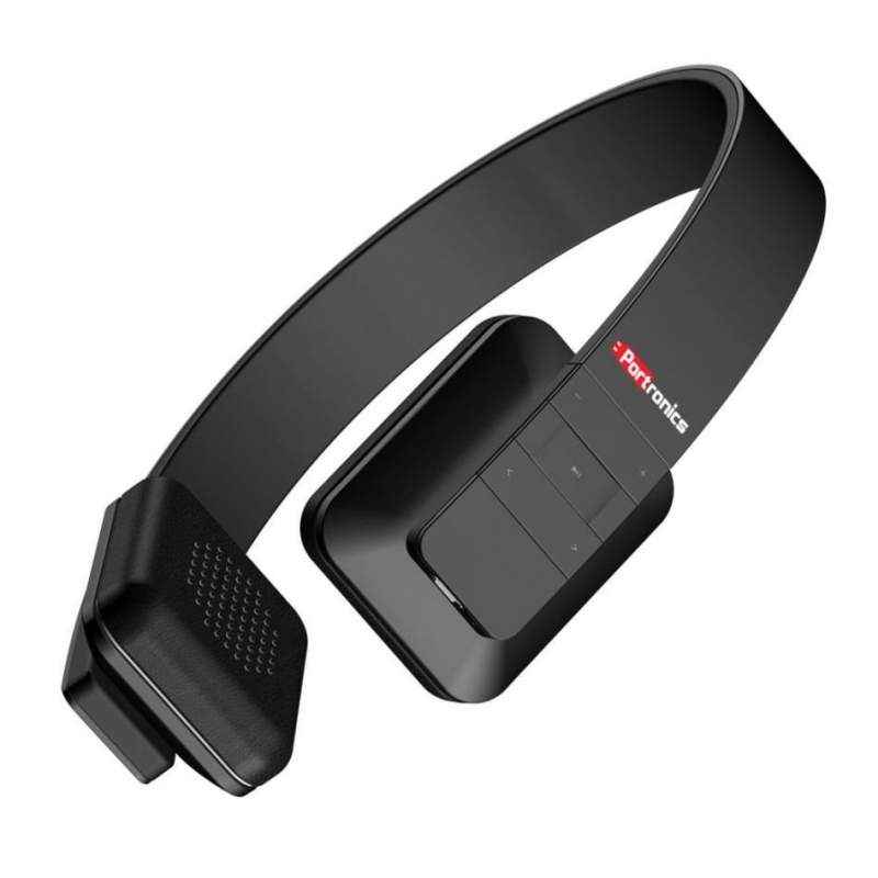 Portronics Muffs-XT Black Wireless Bluetooth Headphone
