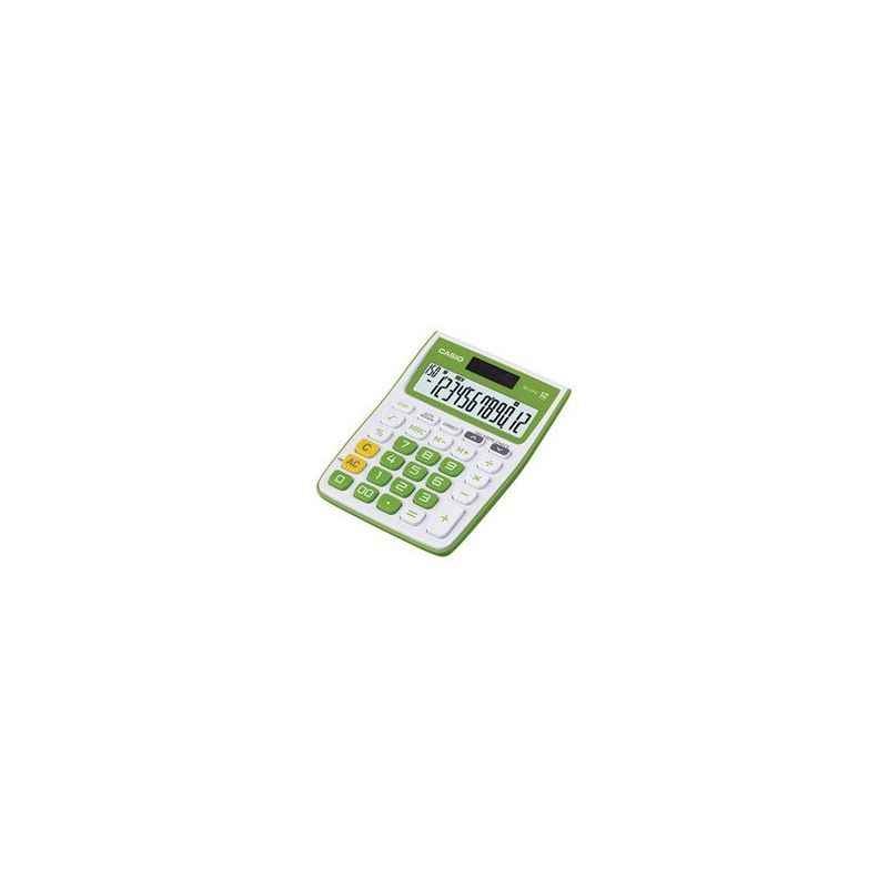 Casio MJ-12VC Green Electronic Calculator