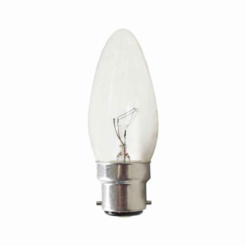 Wipro Candlelite Clear 25W B-22 Bulb
