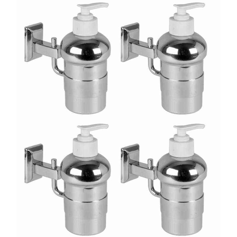 Abyss ABDY-1041 Glossy Finish Stainless Steel Liquid Soap Dispenser (Pack of 4)