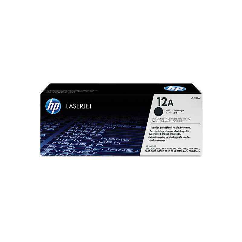 HP 5T Black LaserJet Print Cartridge, Q2612A
