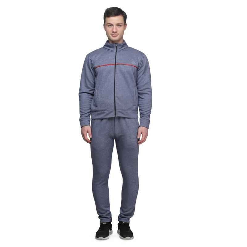 Abloom 143 Grey & Red Tracksuit, Size: L