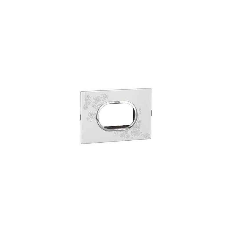 Legrand Arteor 3 Module Tattoo Finish Round Cover Plate With Frame, 5763 28