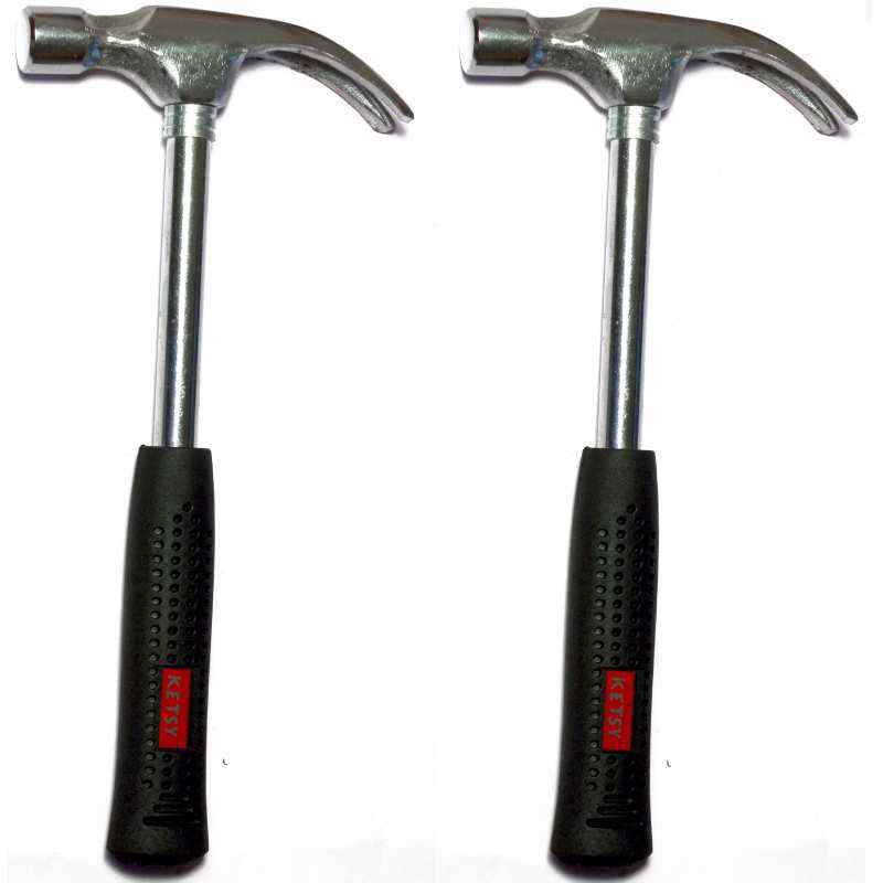 Ketsy 704 Steel Shaft Curved Claw Hammer Set, Weight: 1/2 lb