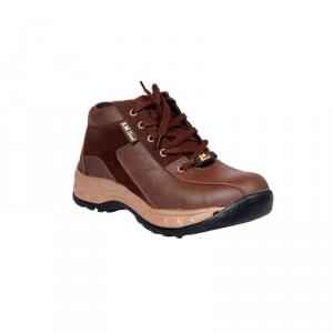 faux leather steel toe boots