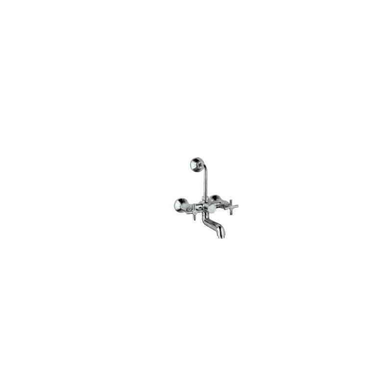 Jaquar Ivory Gold Solo Wall Mixer With Provision For Overhead Shower With , SOL-6273UPR