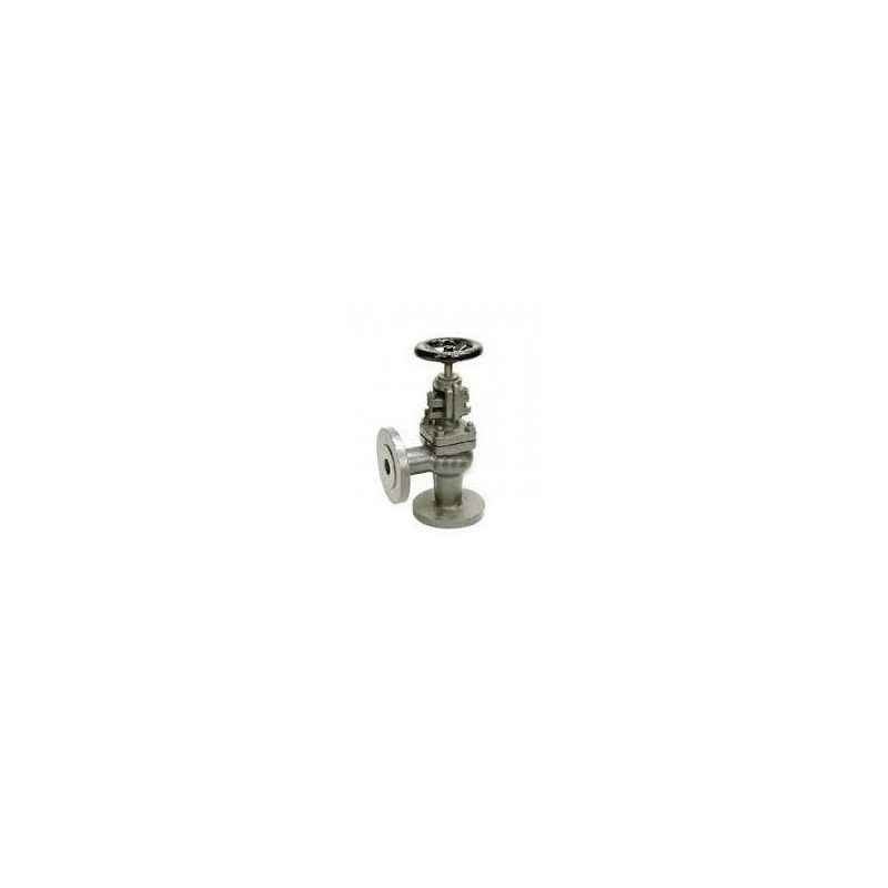 WJ Bronze Globe Steam Stop Valves, Right Angle Pattern, Flanged Ends , 25 mm