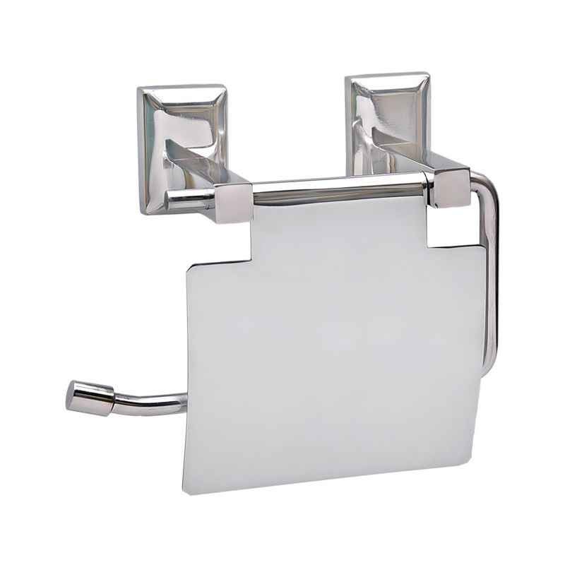 Abyss ABDY-0384 Glossy Finish Stainless Steel Toilet Paper Holder with Flap