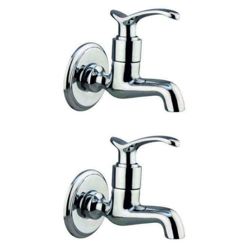 Snowbell Duck Brass Chrome Plated Bib Cock (Pack of 2)