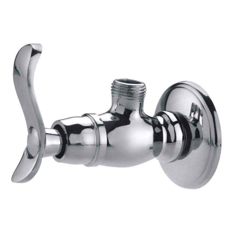 Riva Chrome Plated Angle Valve with Flange, LC10