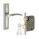 Sardar 8 Inch Grey Stainless Steel Mortise Door Lock Set, ZMH 149
