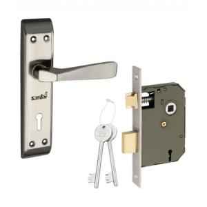 Sardar Fortune 7 Inch Grey Iron Mortise Door Lock Set