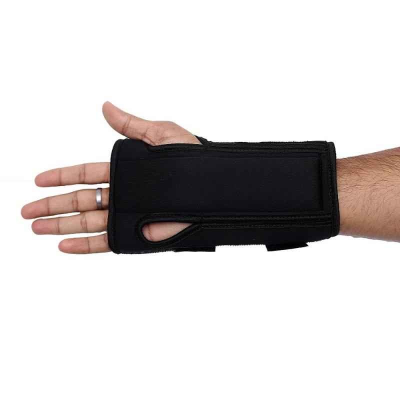Arsa Medicare Black Wrist Support Splint, AM-010-003, Size: L